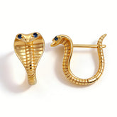 FEROCIOUS SNAKE Earrings/GOLD