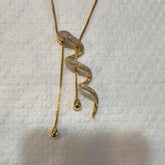 SNAKE LARGE LONG PNDNT NCK