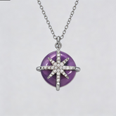FAYE PURPLE AGATE Necklace
