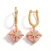 FAYE DYED PINK Earrings