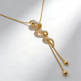SNAKE LARGE LONG PNDNT Necklace