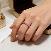 Dainty Gold CZ Ring/RSG Stainless Steel