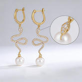 SNAKE CHARM EAR/GOLD