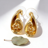 IRREGULAR Hoop Earrings/Gold