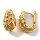 PERRY Hoop huggie Earrings/Gold