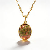 UNAKITE PENDANT NCK/GLD