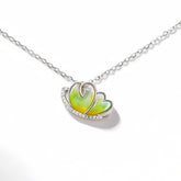 Leni butterfly enamel pendant NCK