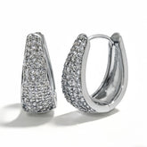 Fine earrings/Rhodium