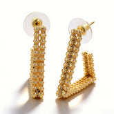 NOLA Hoop huggie EAR/Gold