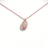 FREYA WHITE CRYSTAL NCK/GOL