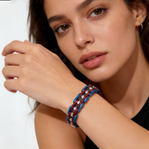 Red & Blue Gear Link BRC/Stainless Steel