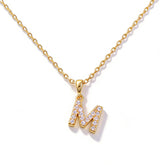 Letters M Necklace