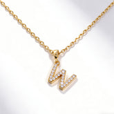 Letters W Necklace