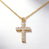 Cross Necklace /18K GOLD NANO