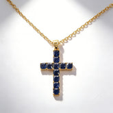 Cross blue nano NCK/18K GLD