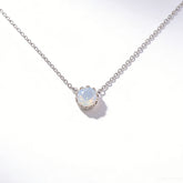 Opal Necklace /Rhodium