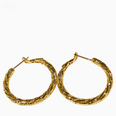 SUN Hoop Earrings/Gold