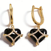 ELEANOR BL AGATE EAR