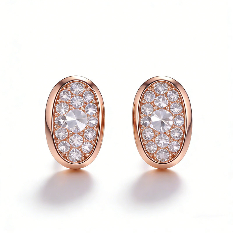 LYDIA PNDNT Earrings/Rose Gold