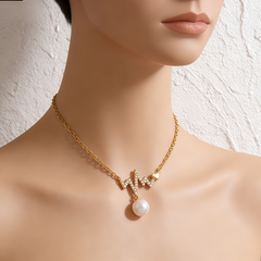 FRESH WATET PEARL NCK/GLD