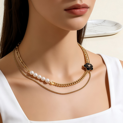 Side Petal Duo NCK/GOLD