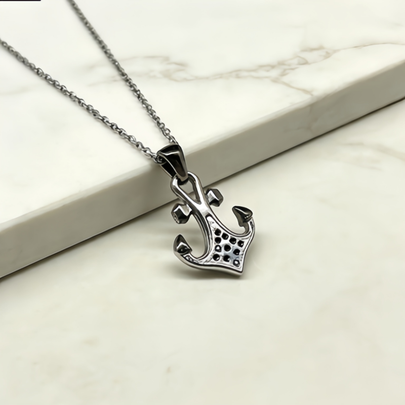 Anchor's Call Pendant Necklace/Stainless Steel