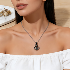 Anchor's Call Pendant Necklace/Stainless Steel