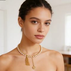 Cascade pendant NCK/GOLD