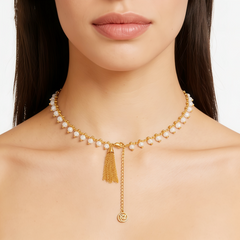 Cascade pendant NCK/GOLD