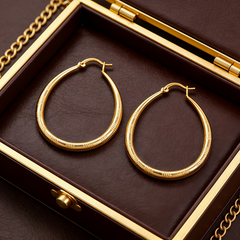 ANNA Hoop huggie EAR/Gold