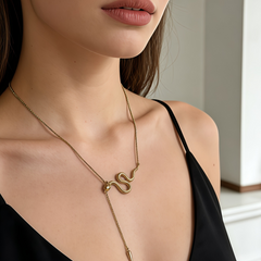 SNAKE M LONG PNDNT NCK