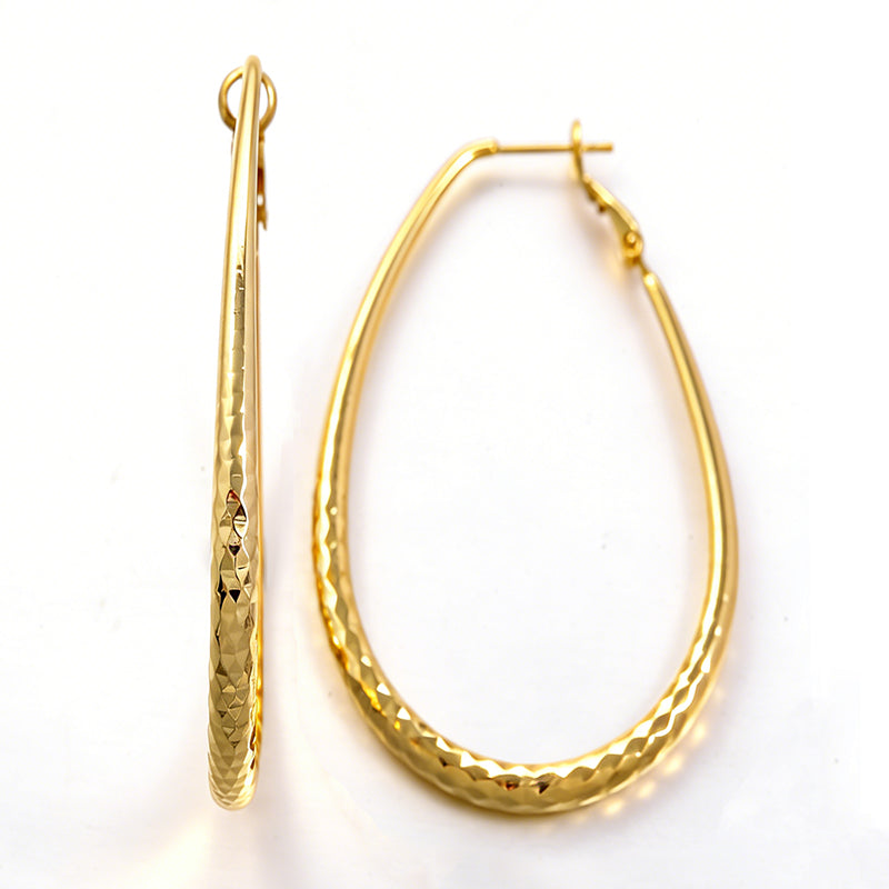 LANDON Hoop huggie EAR/Gold