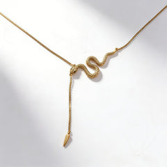 SNAKE M LONG PNDNT NCK