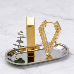 Lee Hoop huggie EAR/Gold