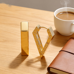 Lee Hoop huggie EAR/Gold