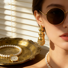 Lisa Hoop huggie EAR/Gold