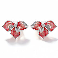 SASA FLOWER ENAMEL EAR