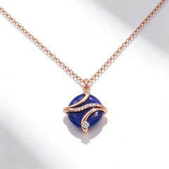 BZ BLUE CRYSTAL Necklace