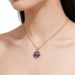 BZ BLUE CRYSTAL Necklace