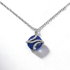 BZ BLUE CRYSTAL Necklace