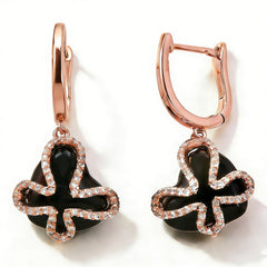 AMELIA BLACK AGATE Earrings