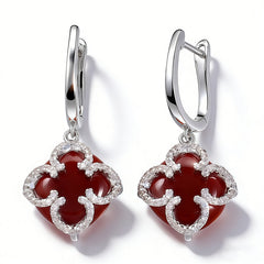 SYLVIA RED AGATE Earrings