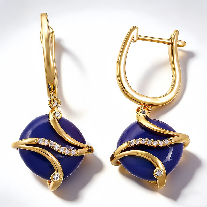BZ BLUE CRYSTAL Earrings