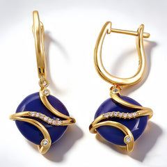 BZ BLUE CRYSTAL Earrings