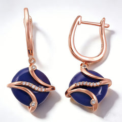 BZ BLUE CRYSTAL Earrings