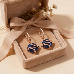 BZ BLUE CRYSTAL Earrings