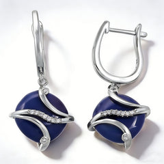 BZ BLUE CRYSTAL Earrings