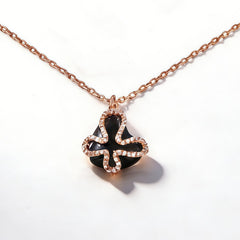 AMELIA BLACK AGATE Necklace