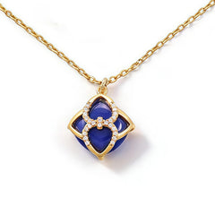 SILICA BLUE CRYSTAL Necklace