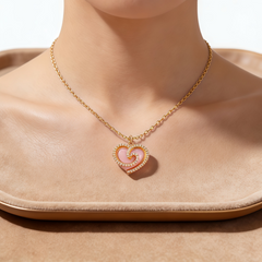 HEART PINK Necklace